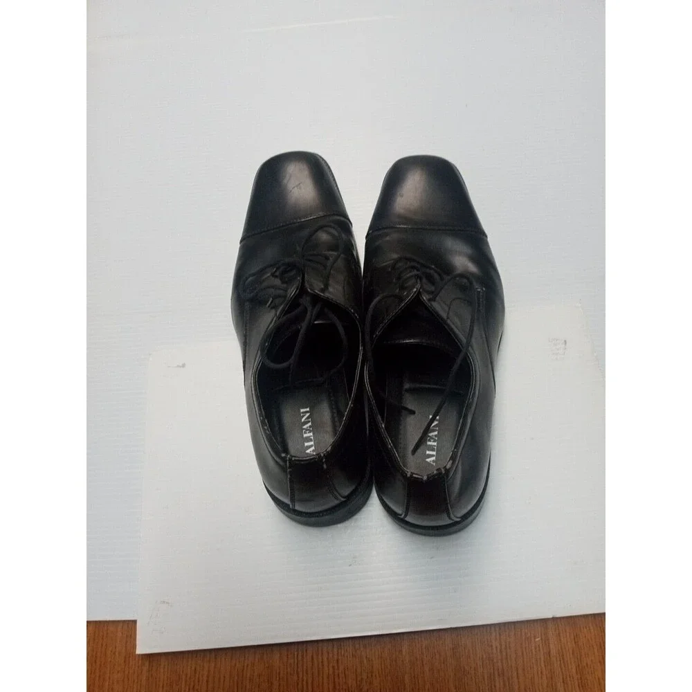 Alfani Men's Andrew Black Lace Up Derby Dress Shoes Size 13m